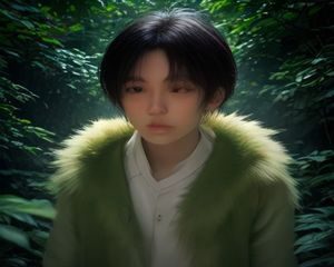 各种颜色的便签纸贴满了墙面，上面写着各种奇思妙想和灵感碎片，整体画面充满创意活力